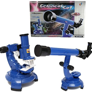 مجموعه علمی تلسکوپ و میکروسکوپ science set telescope and microscope -اسباب بازی